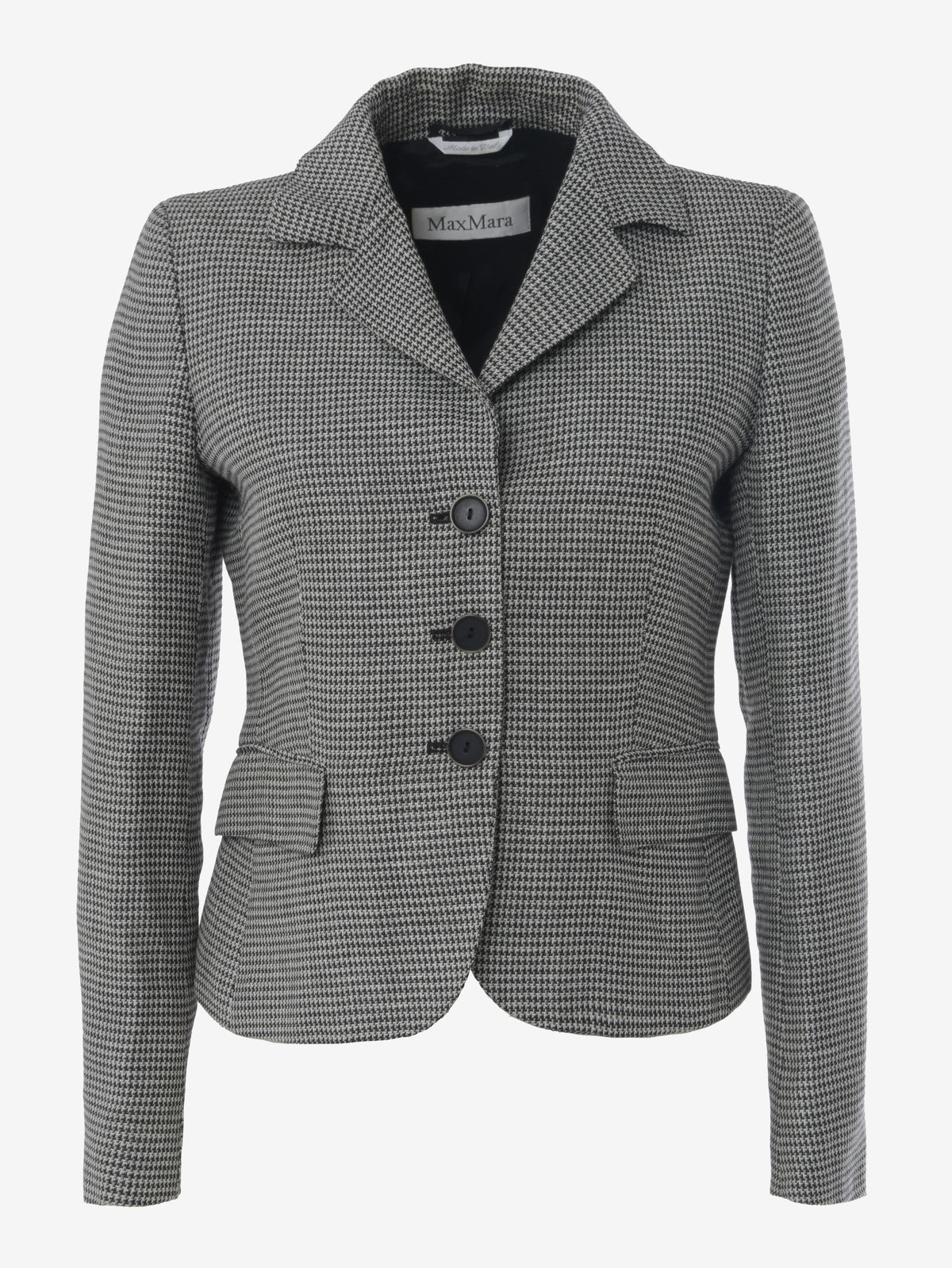 Max Mara Pied De Poule Jacket