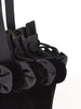 Black velvet bucket bag W22090901  Vintage 
