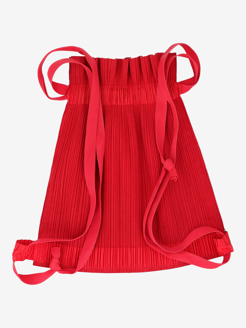 Pleats Please Issey Miyake Drawstring Pleated Backpack W27526.11  Issey Miyake 
