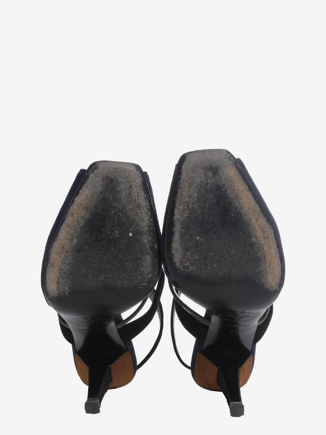 Prada 绒面革凉鞋