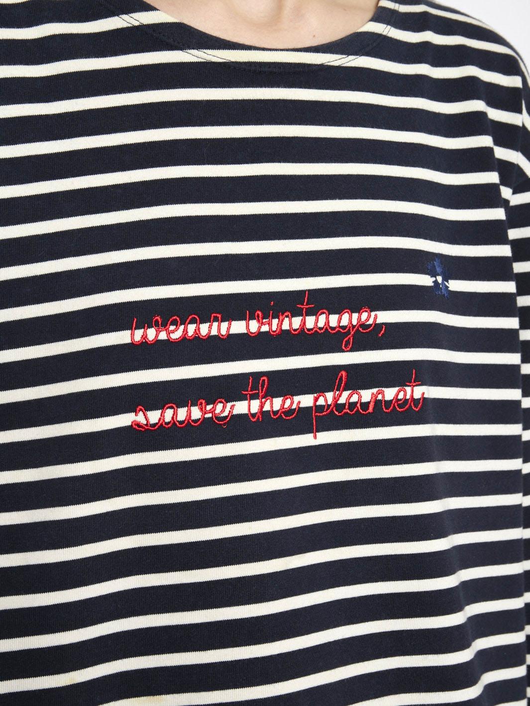 1990s Long-sleeved marinière shirt customised by Cavalli e Nastri 0503221N  Cavalli e Nastri 