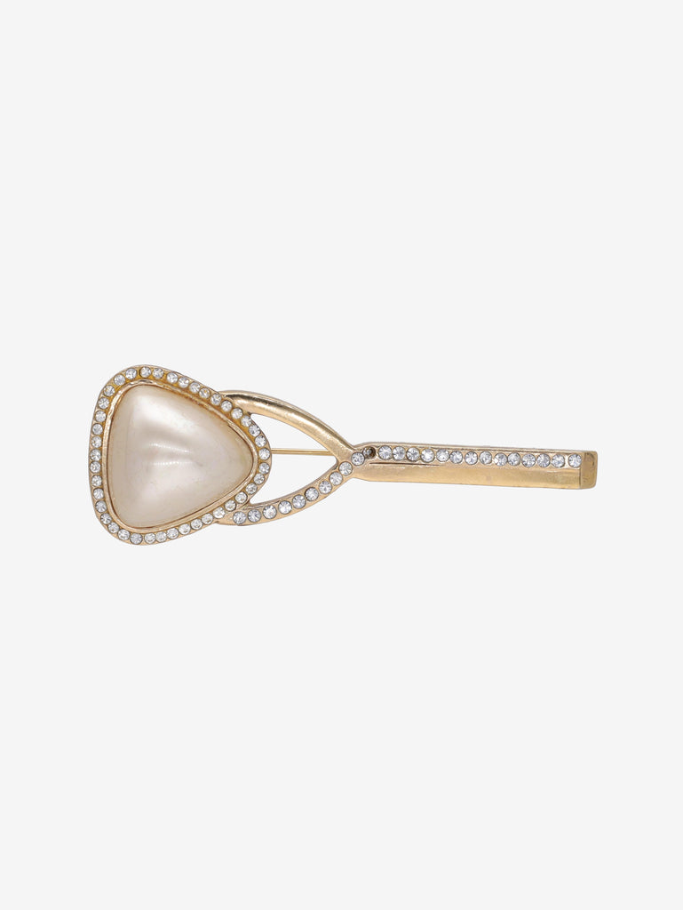 Christian Dior Pearl And Rhinestones Brooch W29052025.3  Christian Dior 