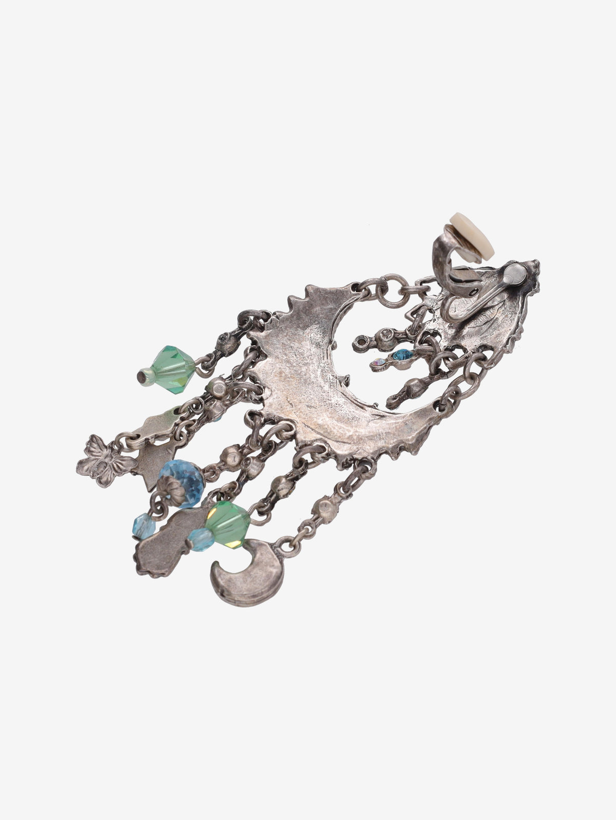 Vintage Enameled Dangle Earrings WCV041224.151  Vintage 