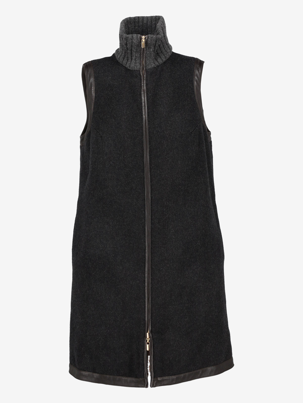 Agnona Fur-Lined Sleeveless Mini Dress CVM26.8.27  Agnona 