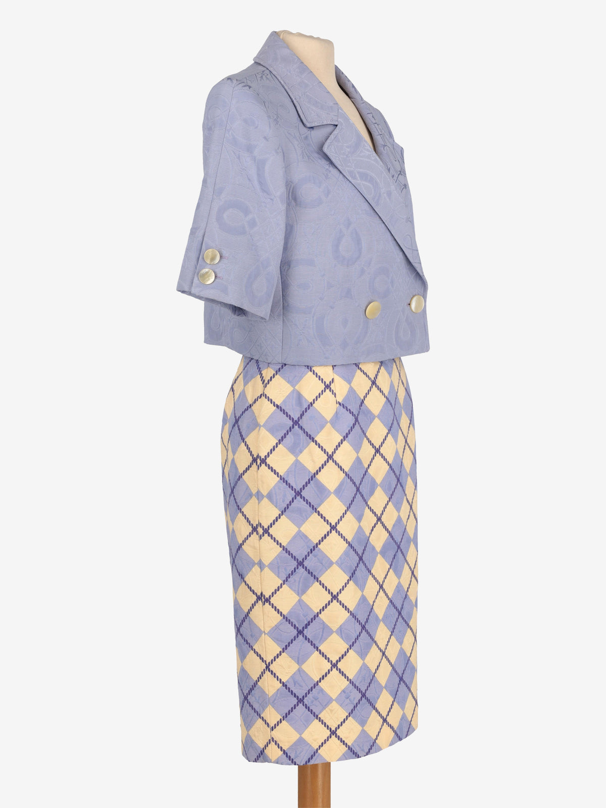 Valentino Lilac and Yellow Suit MR260725.87  Valentino Miss V 