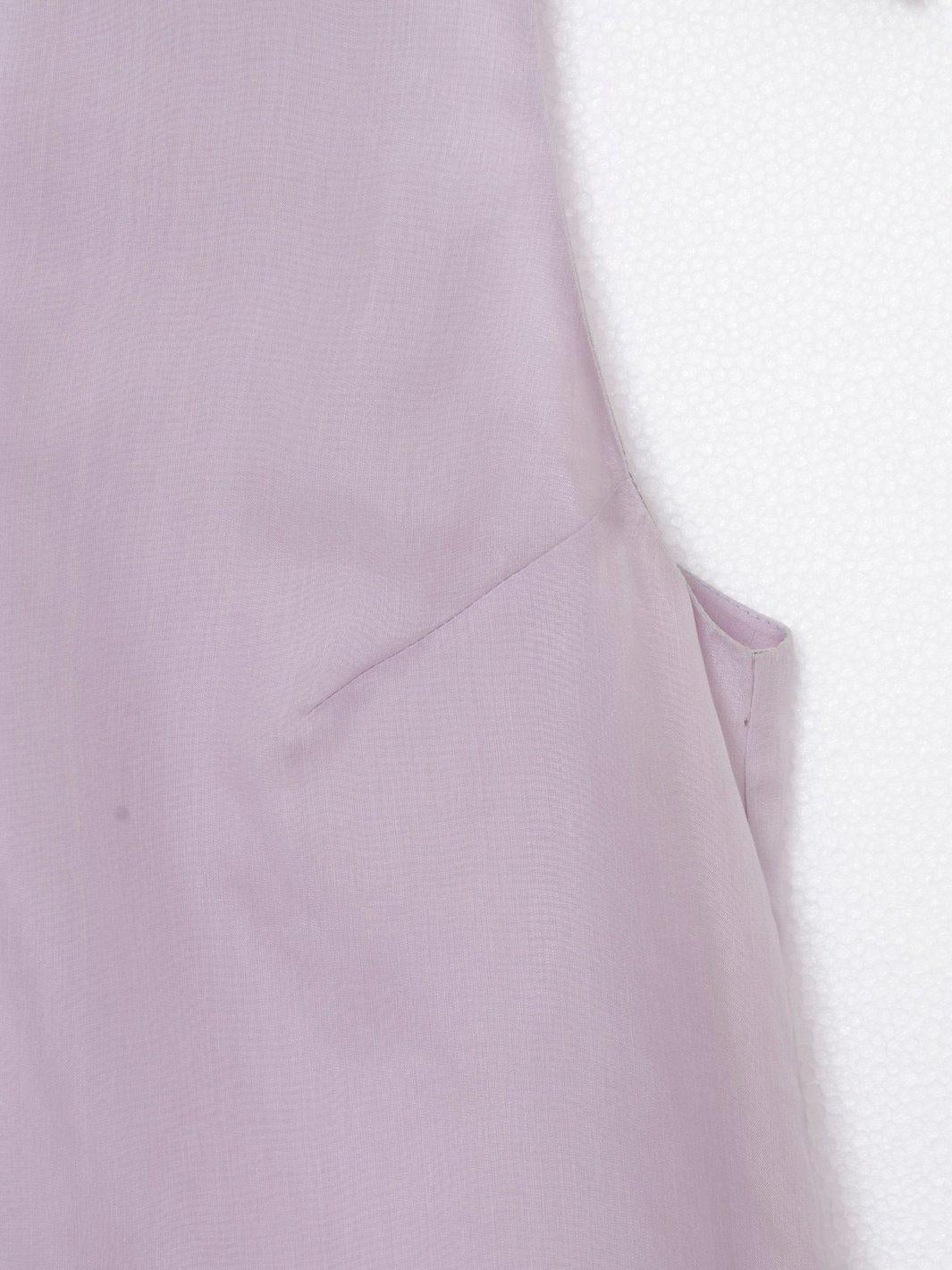 1980s lilac silk chiffon dress from Bianca e Blu Monica Bolzoni CVM15.54.3 . Vintage 