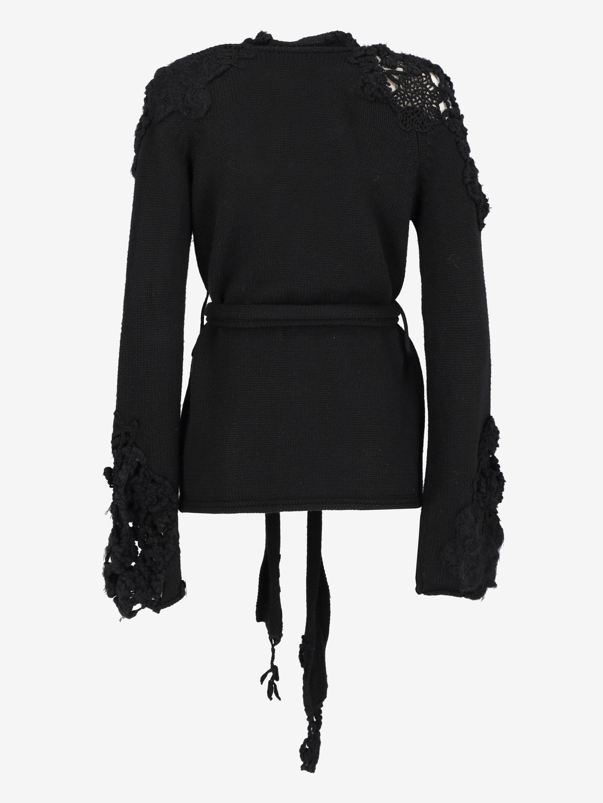 Kenzo Knitted Cardigan with Floral Cut-Out Details MR311024.29BIS  Kenzo 