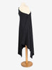 Rick Owens DRKSHDW One Shoulder Asymmetrical Dress in Black Cotton RM300625.56  Drkshdw - Rick Ownes 