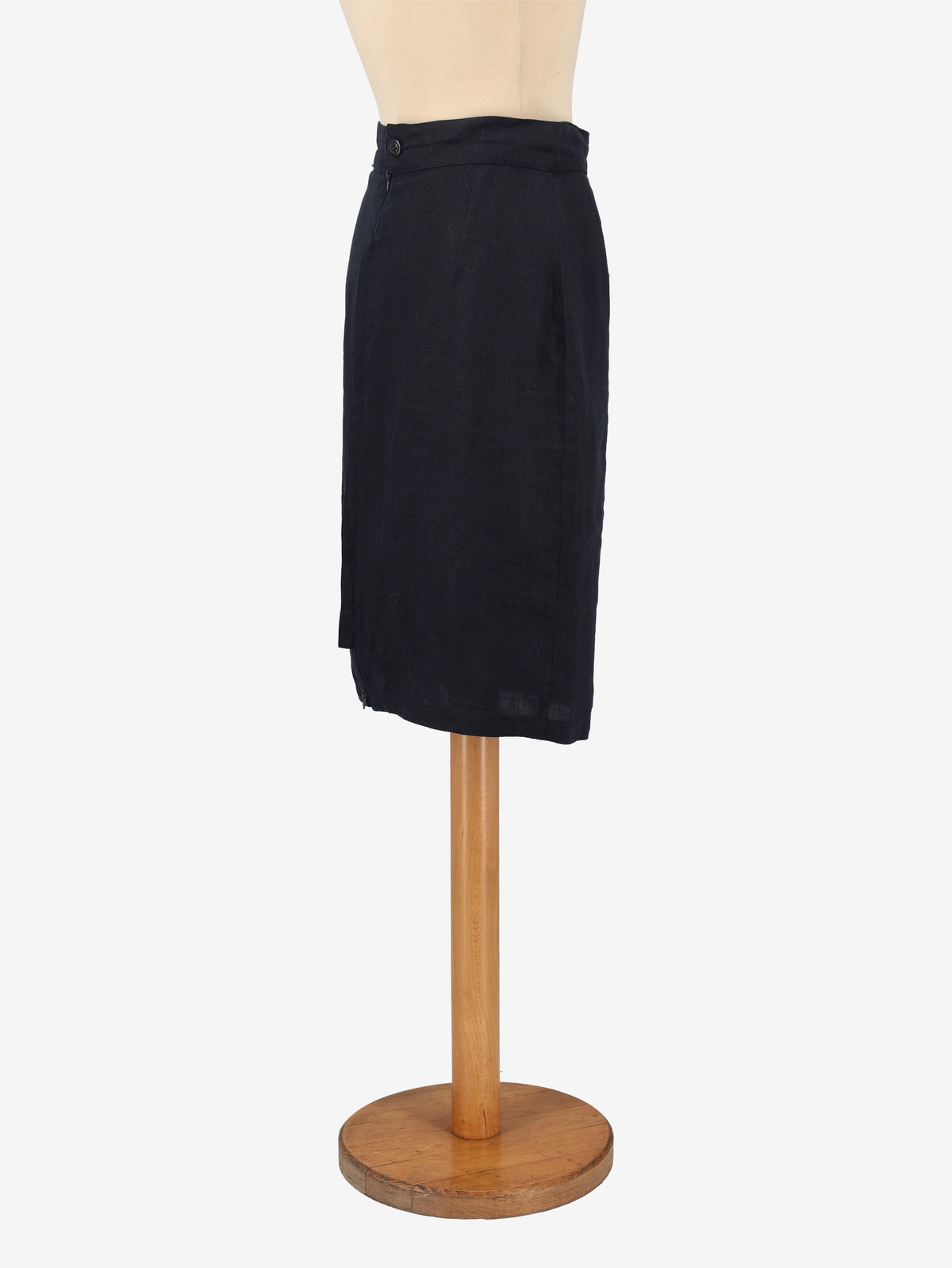 Gianni Versace Linen Pencil Skirt<BR/><BR/> WCV04032025_7  Versace 