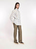 1990s Olivier Valentino pants in grey and brown melange linen MR511298  Oliver by Valentino 
