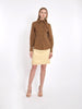 Blumarine Jeans Y2K brown blouse with golden detail on the shoulders MR511263  Blumarine 