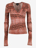 Just Cavalli Python Print Shirt W24121253.16  Just Cavalli 
