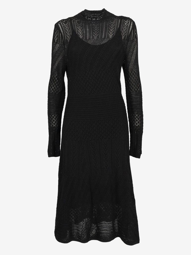 Lauren Ralph Lauren Wool-Blend Knit Maxi Dress with Slip Dress MR050925.7 . Ralph Lauren 