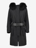 Prada Long Parka with Fur Hood MR22526.17  Prada 