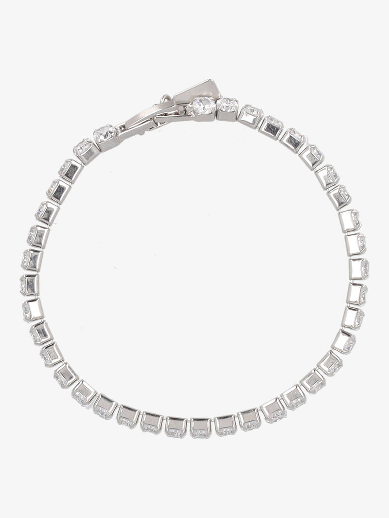 Kenneth Jay Lane White Rhinestones Bracelet CVR34.1.91  Kenneth Jay Lane 