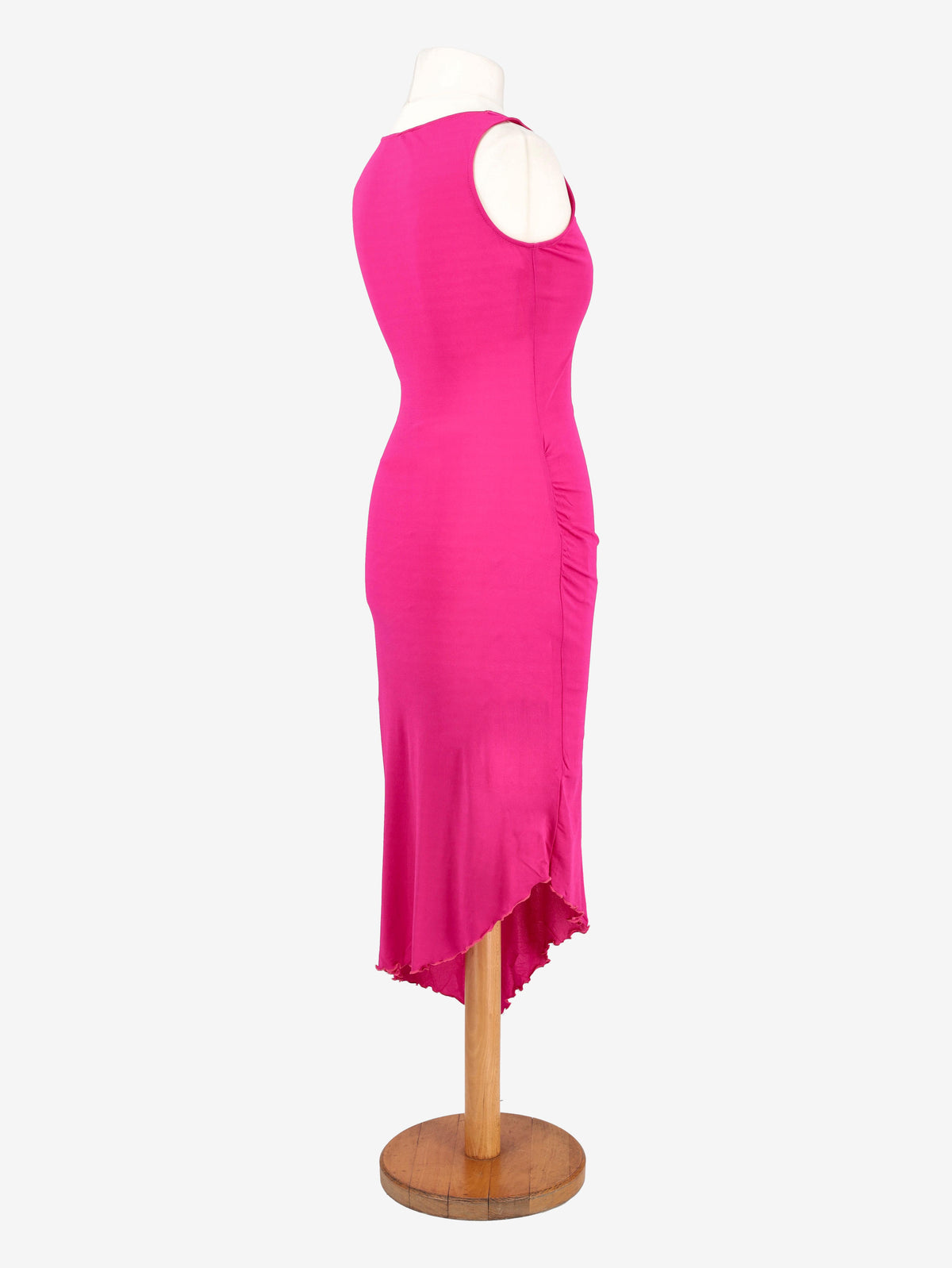 Ungaro Fuchsia Asymmetrical Dress
