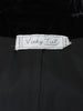 Vicky Tiel Black Velvet Coat