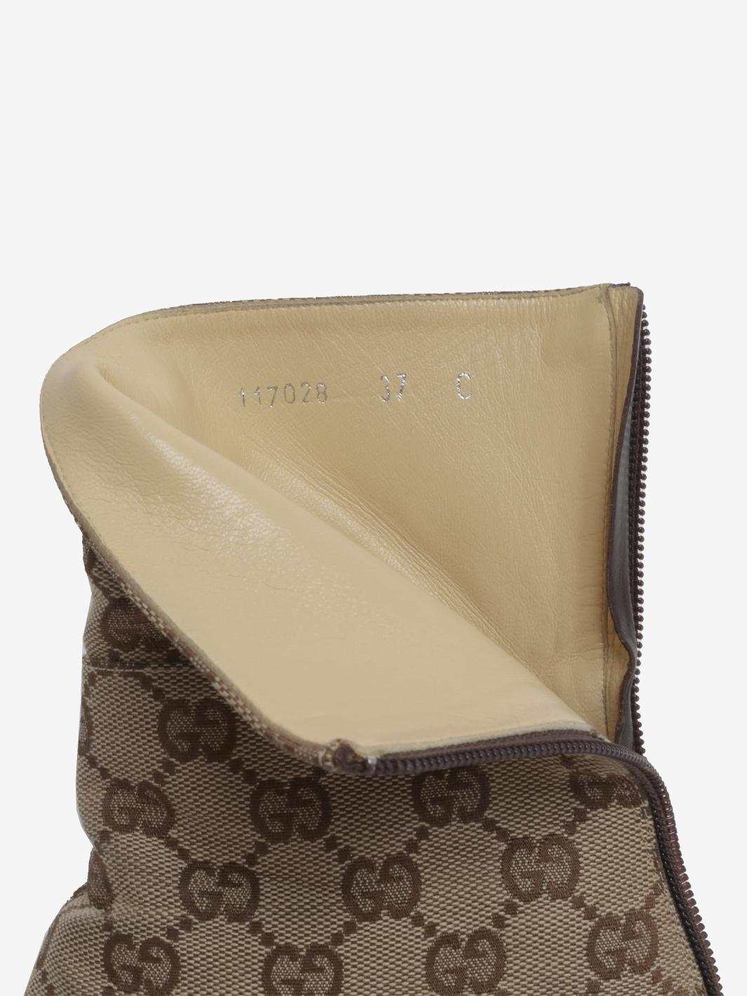Gucci Monogram 靴子 - 90 年代