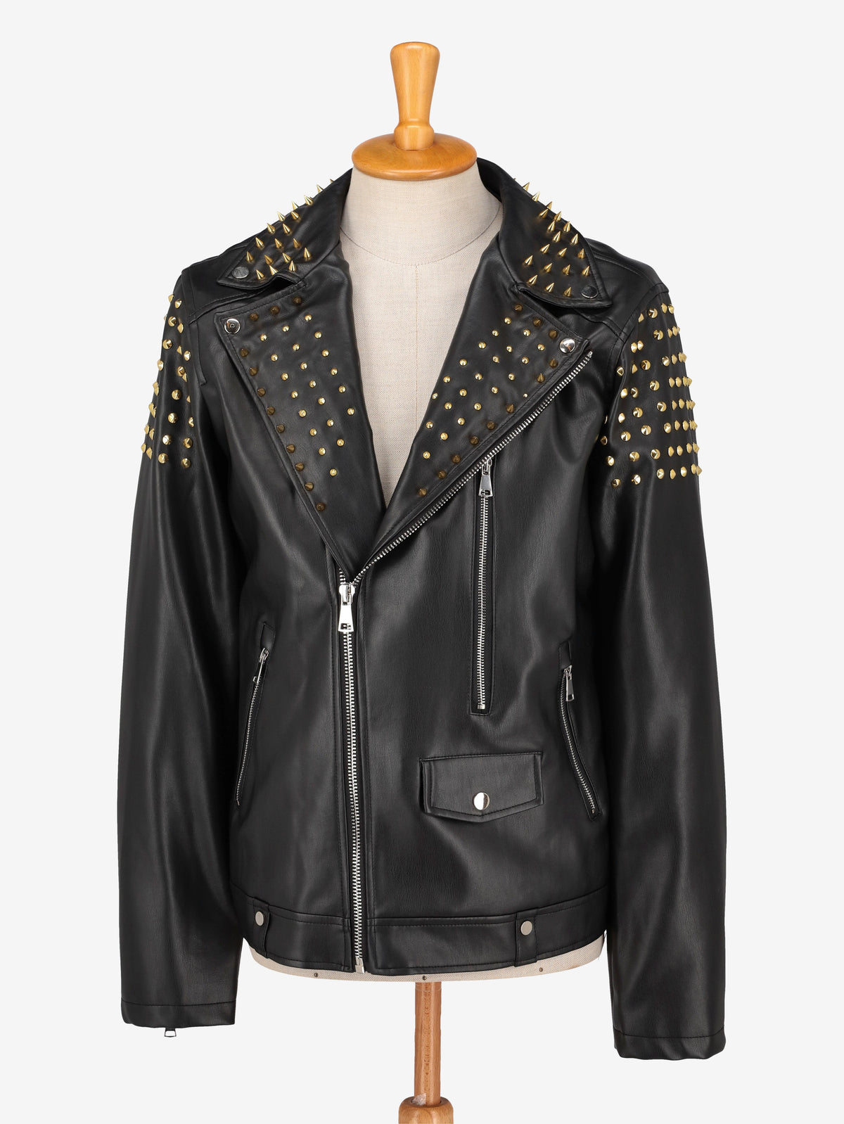 Vintage Leopard Biker Jacket WCV250856.02  Vintage 