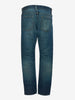 Helmut Lang Shaded Blue Cotton Jeans
