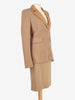 Basile Beige Two-Piece With Leather Inserts W2511.55  Basile 