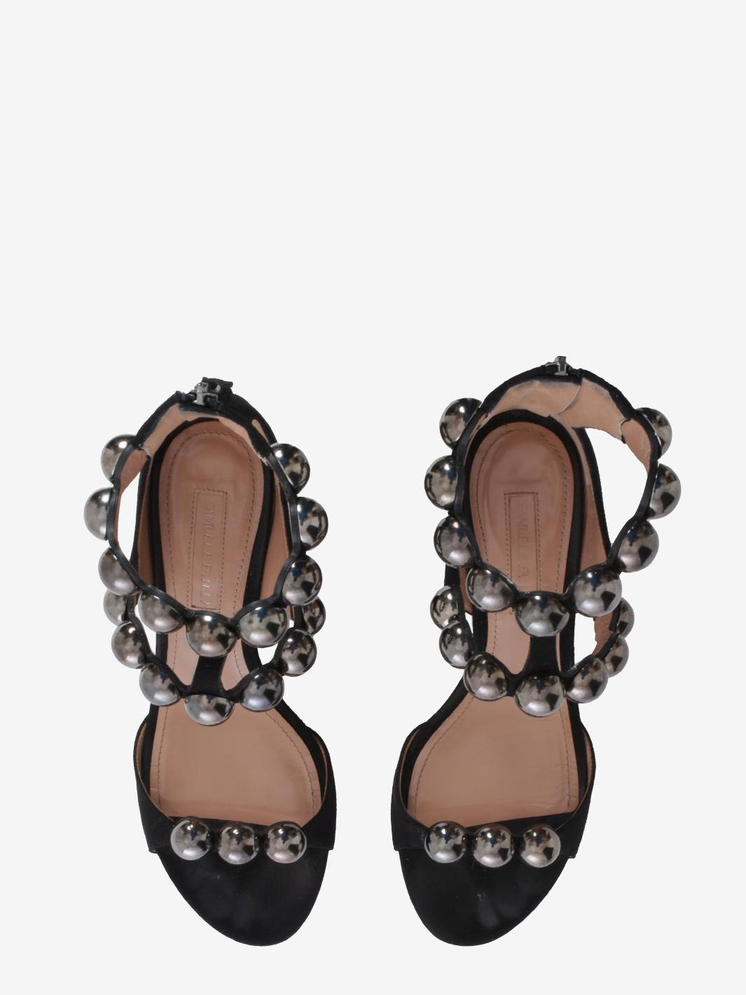 Samuele Failli Jewel 绒面革凉鞋