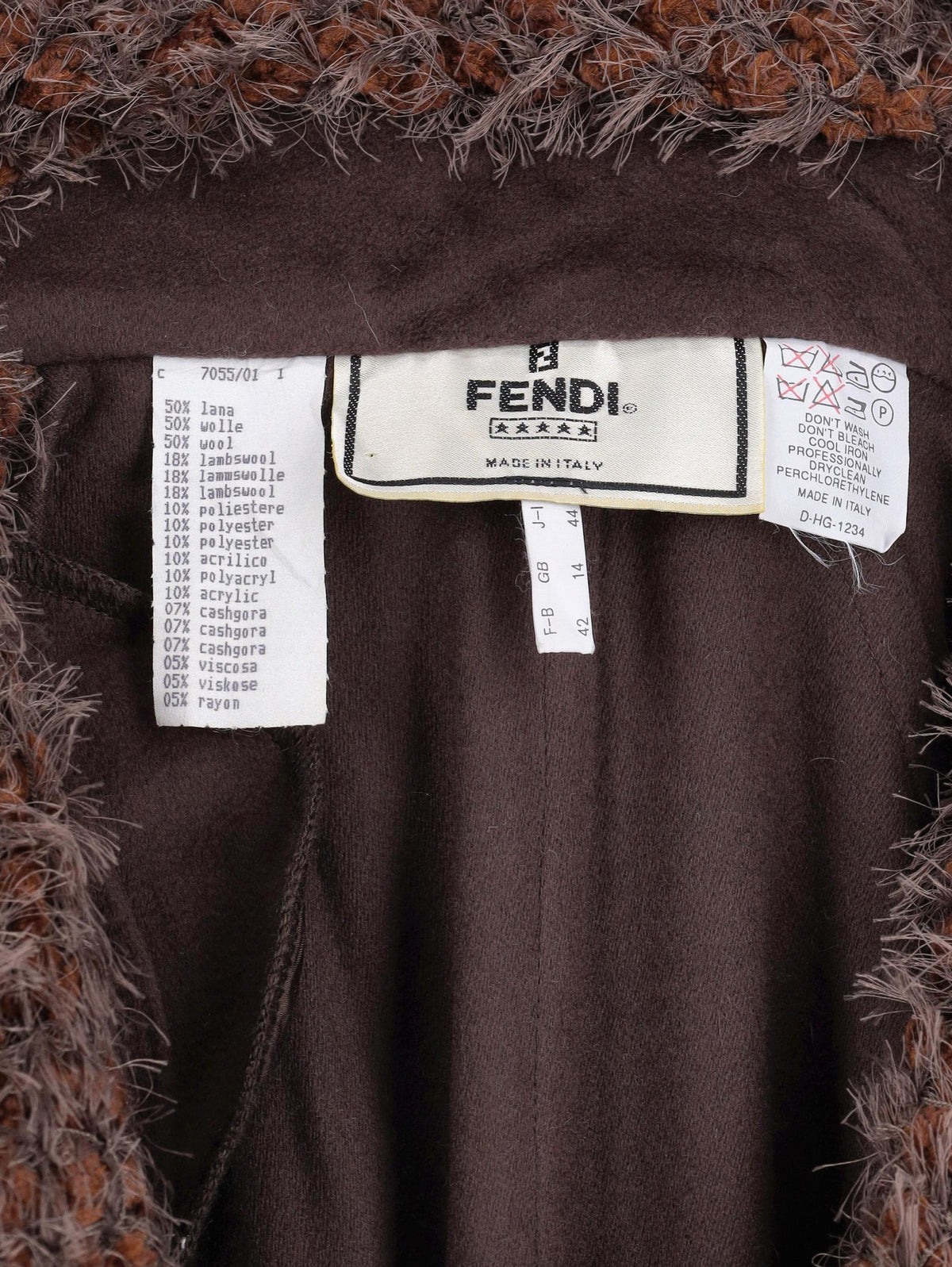 Fendi Brown Coat W2511.66  Fendi 