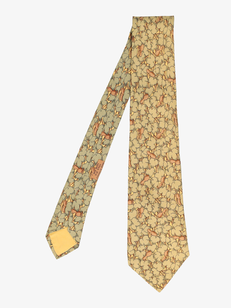 Hermès Leaves Print Tie W16062025  Hermès 
