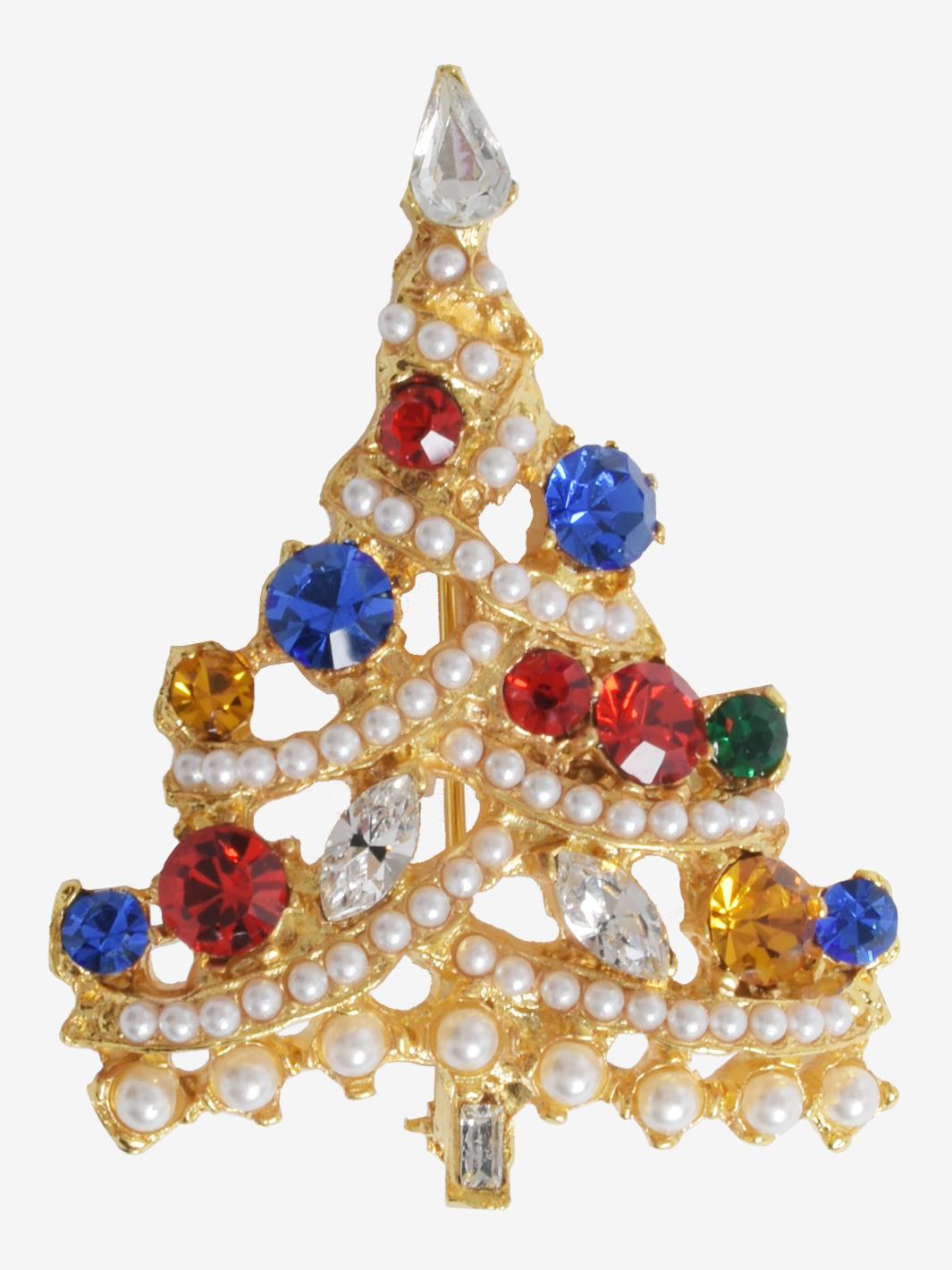 Pell Christmas Tree Brooch-'60 CVM23.118.80  Vintage 