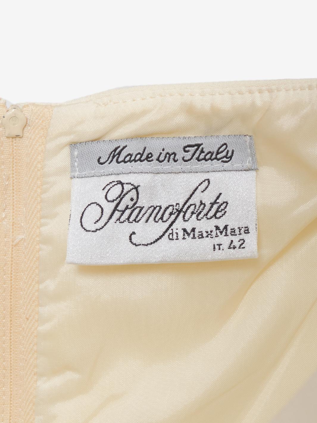 Tuta Linea Piano di Max Mara Bianca Nera