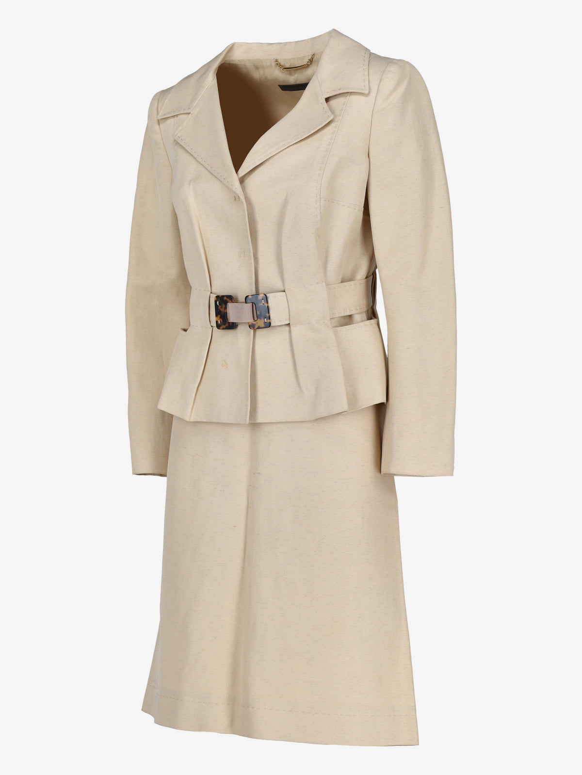 Alberta Ferretti Tailored Suit with Belted Jacket CVB22.33.3  Alberta Ferretti 