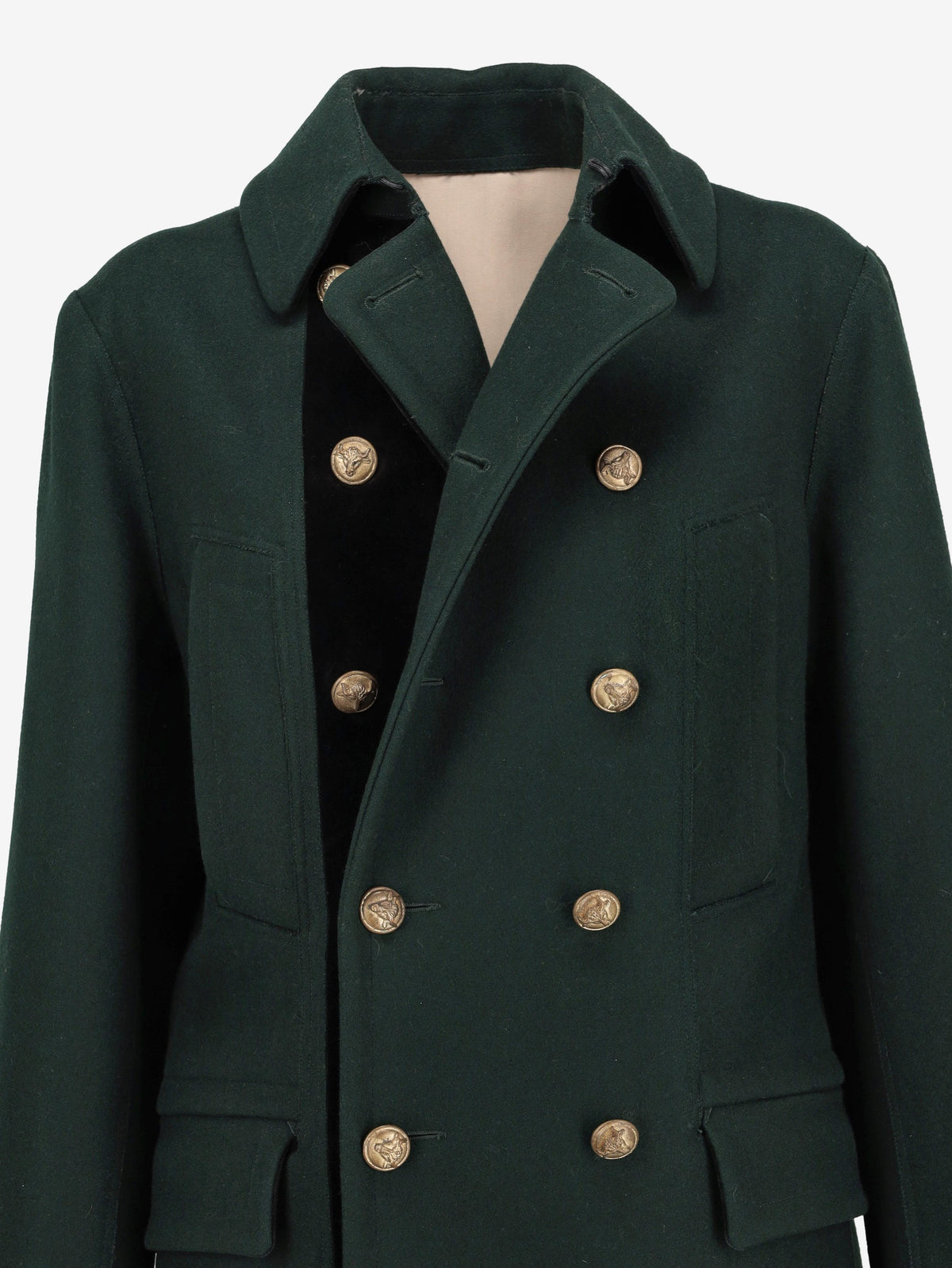 Jean Paul Gaultier Thick Wool Coat B121125.2  Jean Paul Gaultier 