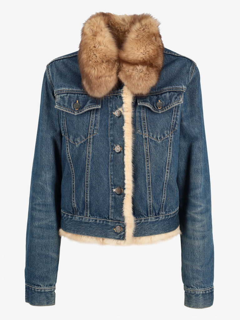 Simonetta Ravizza Jeans Jacket With Fur WCV161224_89  Simonetta Ravizza 