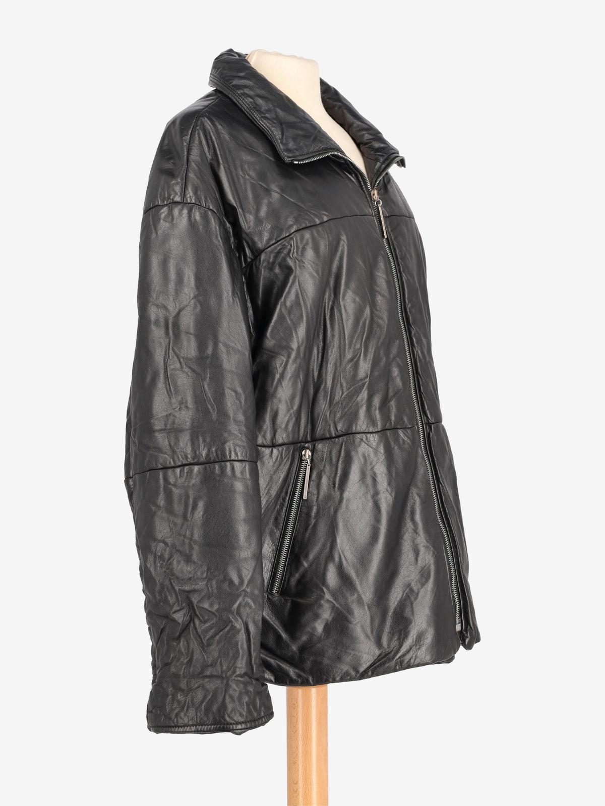 Vintage Leather Puffer Jacket W2511.118.19  Vintage 