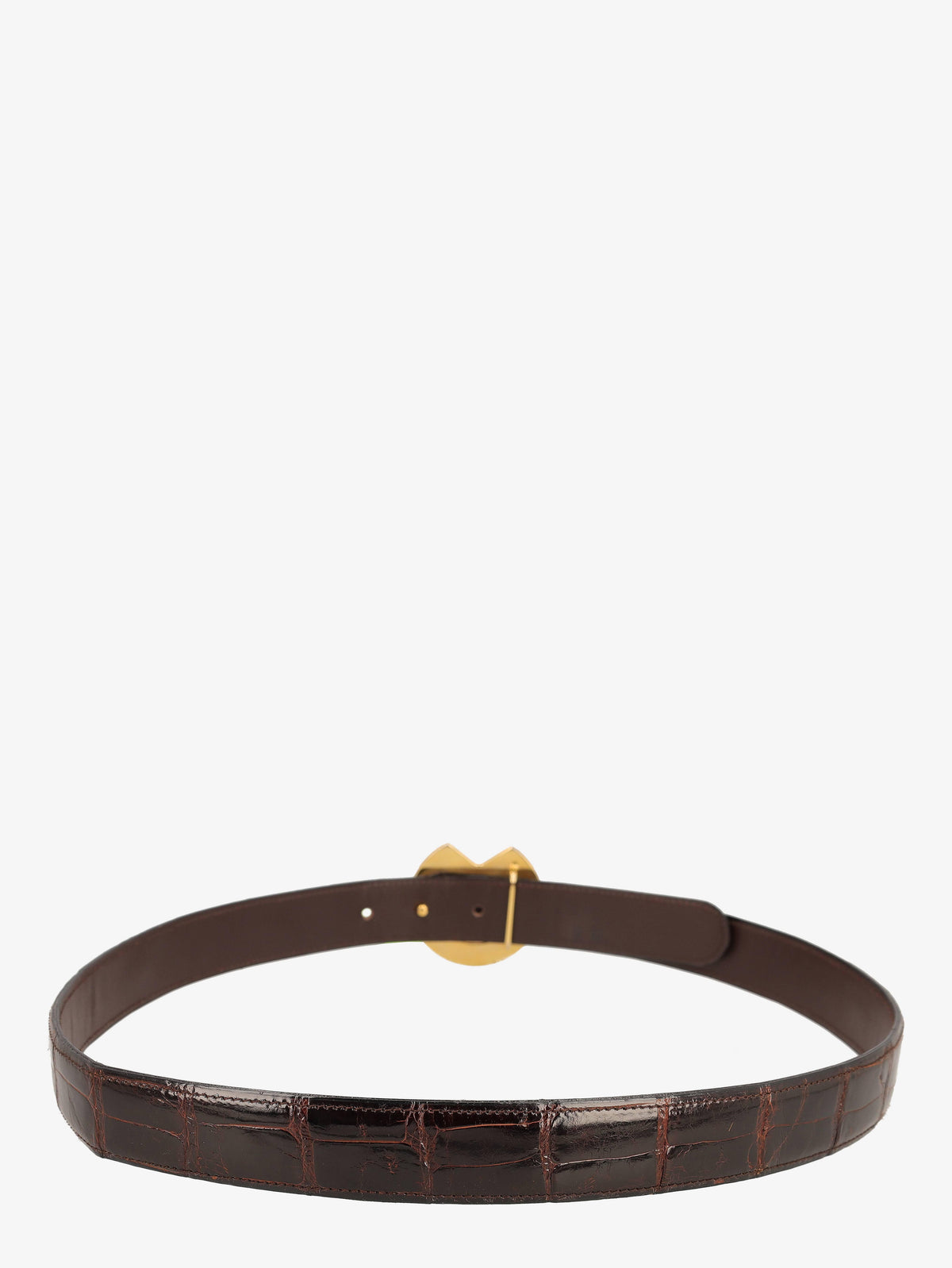 Mila Schön Cat Buckle Crocodile Belt