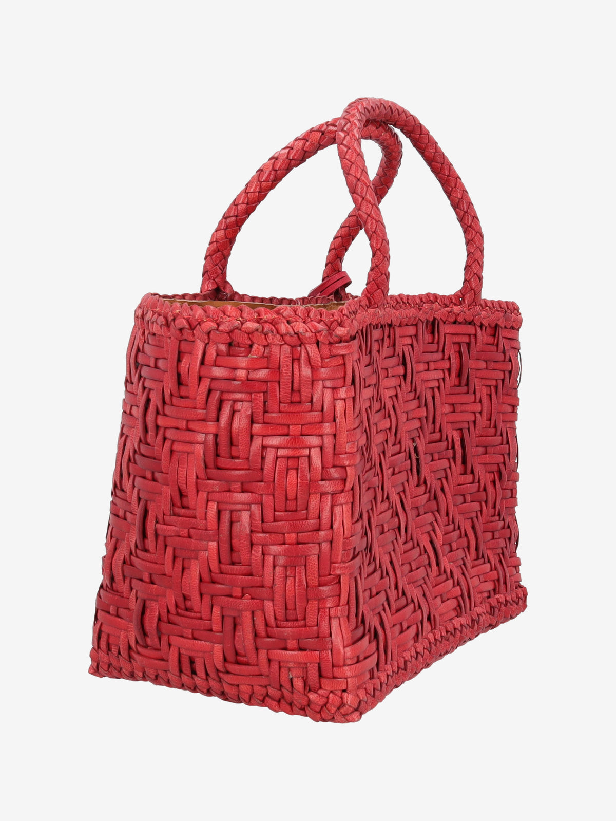 Tosca Blu Vintage Leather Mini Basket Bag W20260903.1  Tosca Blu 