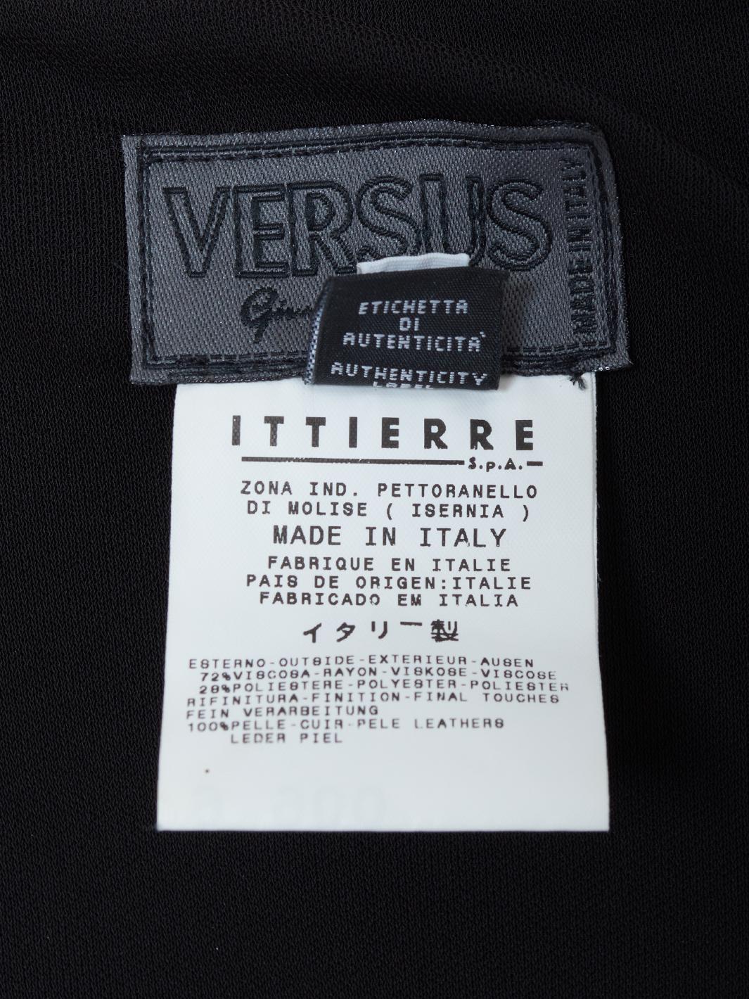 Versus Black Midi Dress