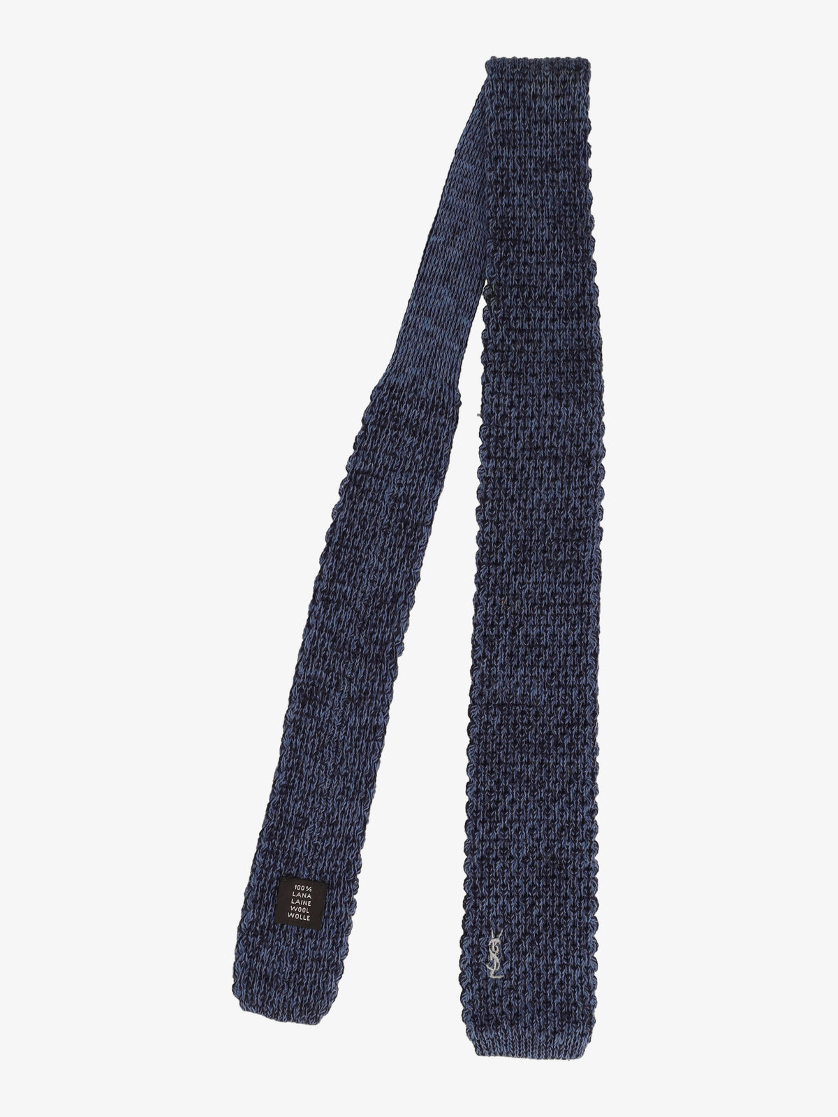 Yves Saint Laurent Blue Wool Tie WCV300625.10  Yves Saint Laurent 