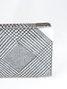 1990s Salvatore Ferragamo leather handbag with pied de poule print