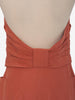 Byblos Brick-colored Linen Dress