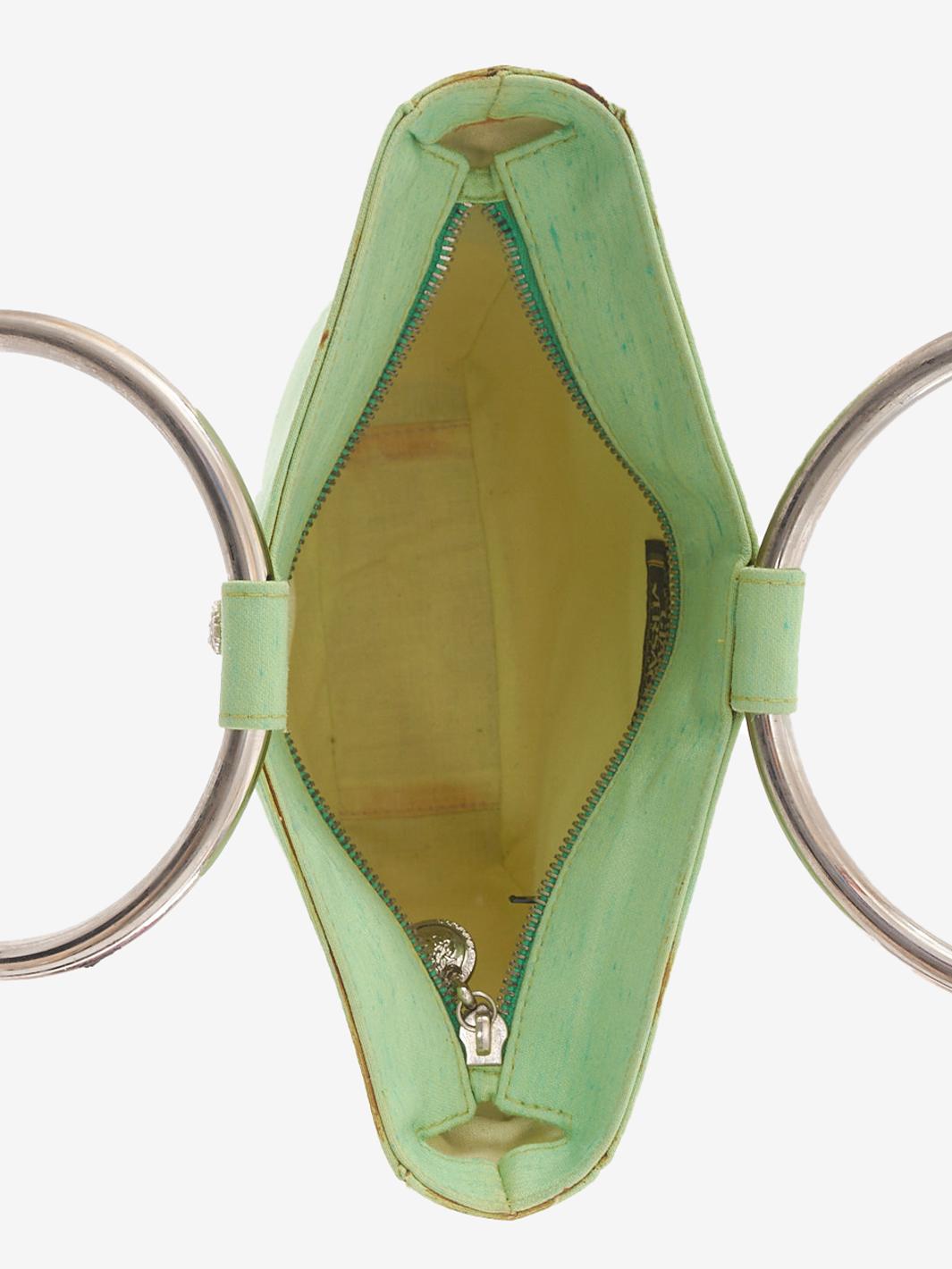 Gianni Versace 带环形手柄的小包
