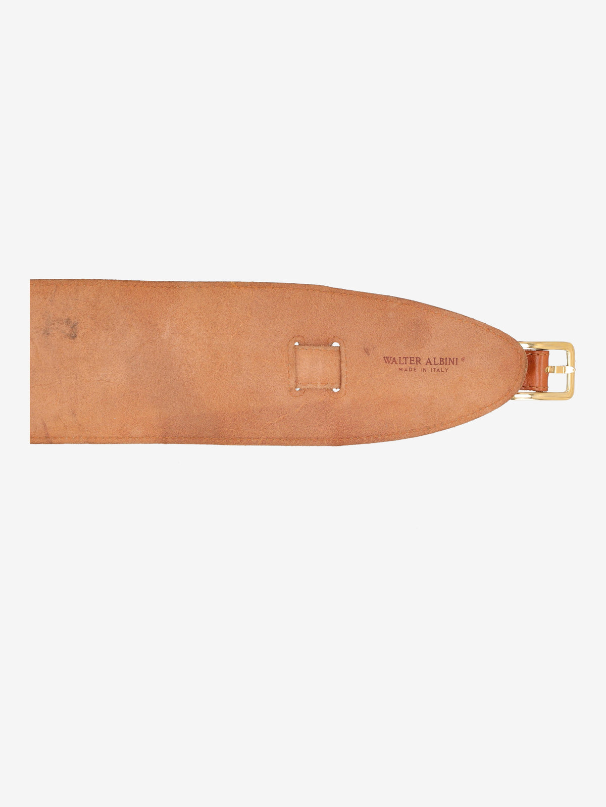 Walter Albini Equestrian-Inspired Leather Belt W27526.136  Walter Albini 