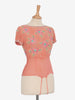Vintage 70s t-shirt embroidered by hand