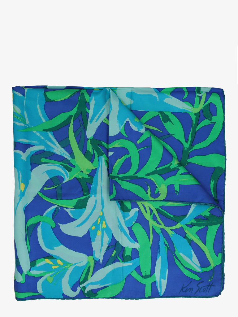 Vintage Flower Patterned Foulard WCV241010421.03  Ken Scott 