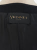Vionnet 带刘海和腰带的大衣