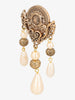 Correani Pearl Dangle Earrings