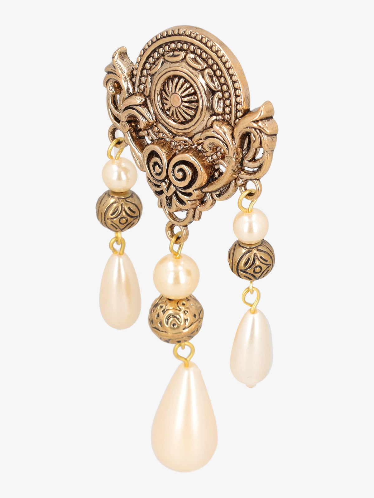 Correani Pearl Dangle Earrings