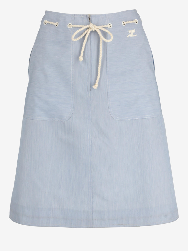 Courrèges Skirt With Drawstrings MR120725.39  Courrèges 