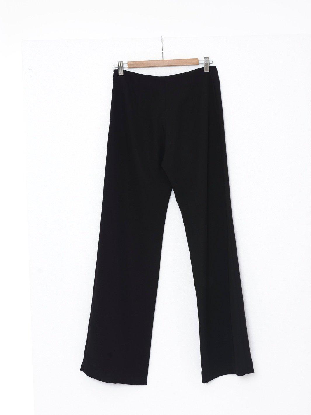 2010 black palazzo pants W22070503  Massimo 