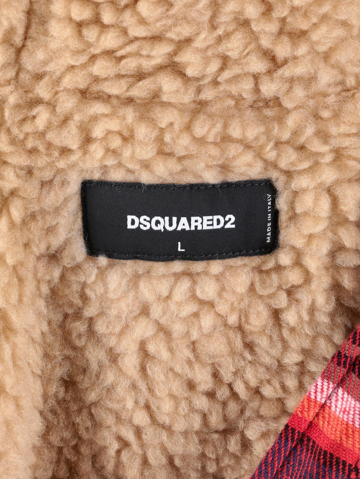 Dsquared2 Canadian Checked Overshirt with Teddy Lining CVM26.23.22  Dsquared² 